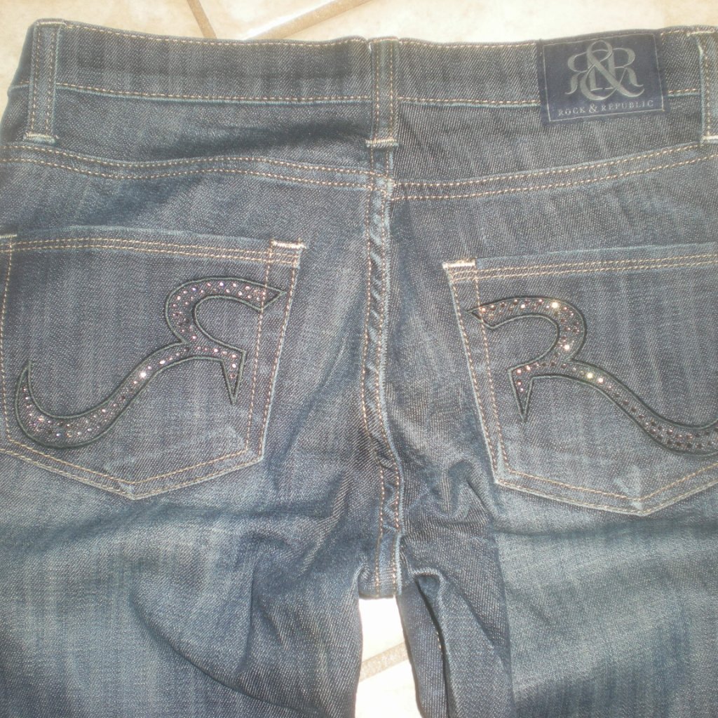Rock  Republic Brand Jeans Nwot Dark Wash Size 4